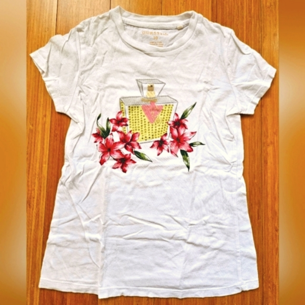 Guess Kids Graphic T-Shirt (Girls)